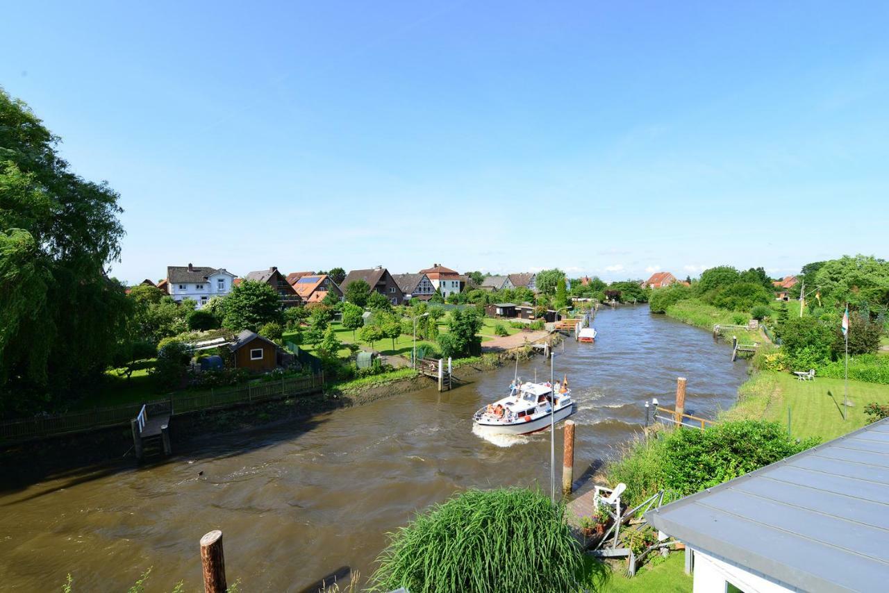 Deichkroenchen Ferienwohnung Altes Land Hamburg Jork Exterior foto